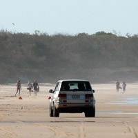 Cars on the Beach