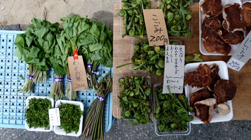 greens at the market