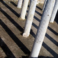 Pillar shadows