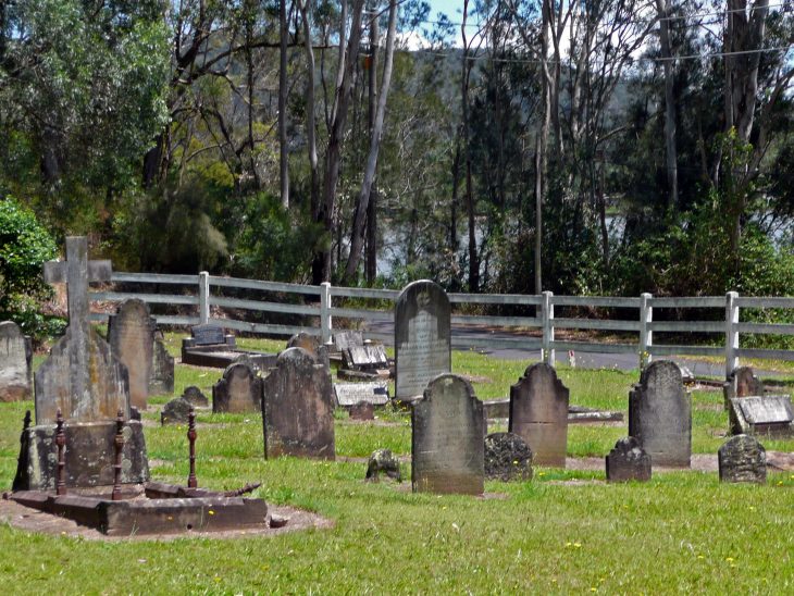 Old cemetery at Wisemans Ferry, NSW