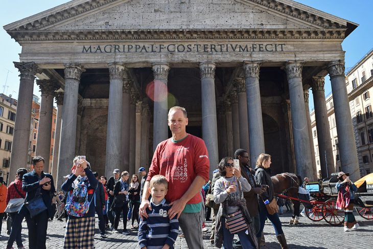 The Pantheon is a former Roman temple
