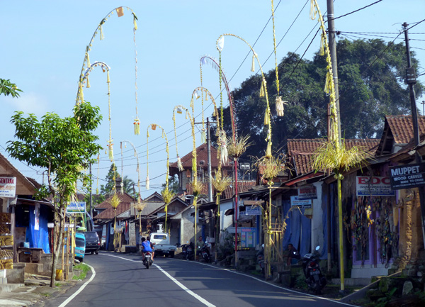 Penjors in Bali