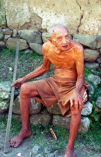 Old man in Bali