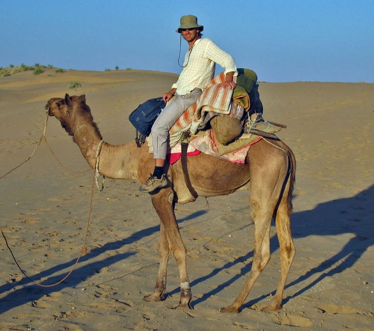 camel ride in India