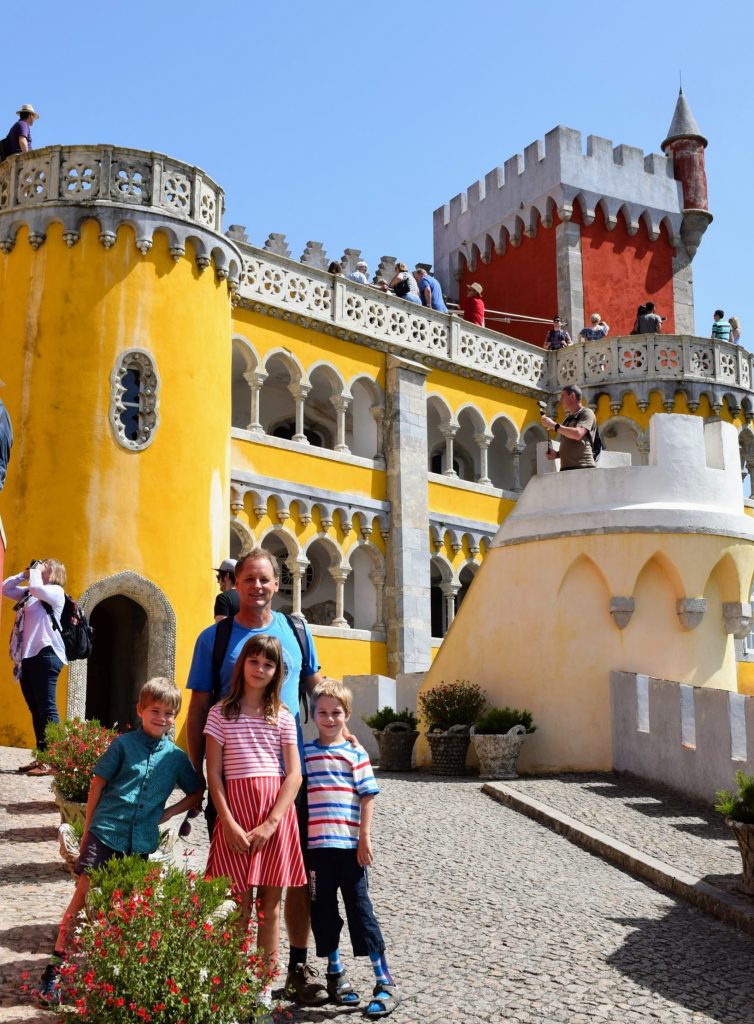 Colourful Pena Palace in Sintra