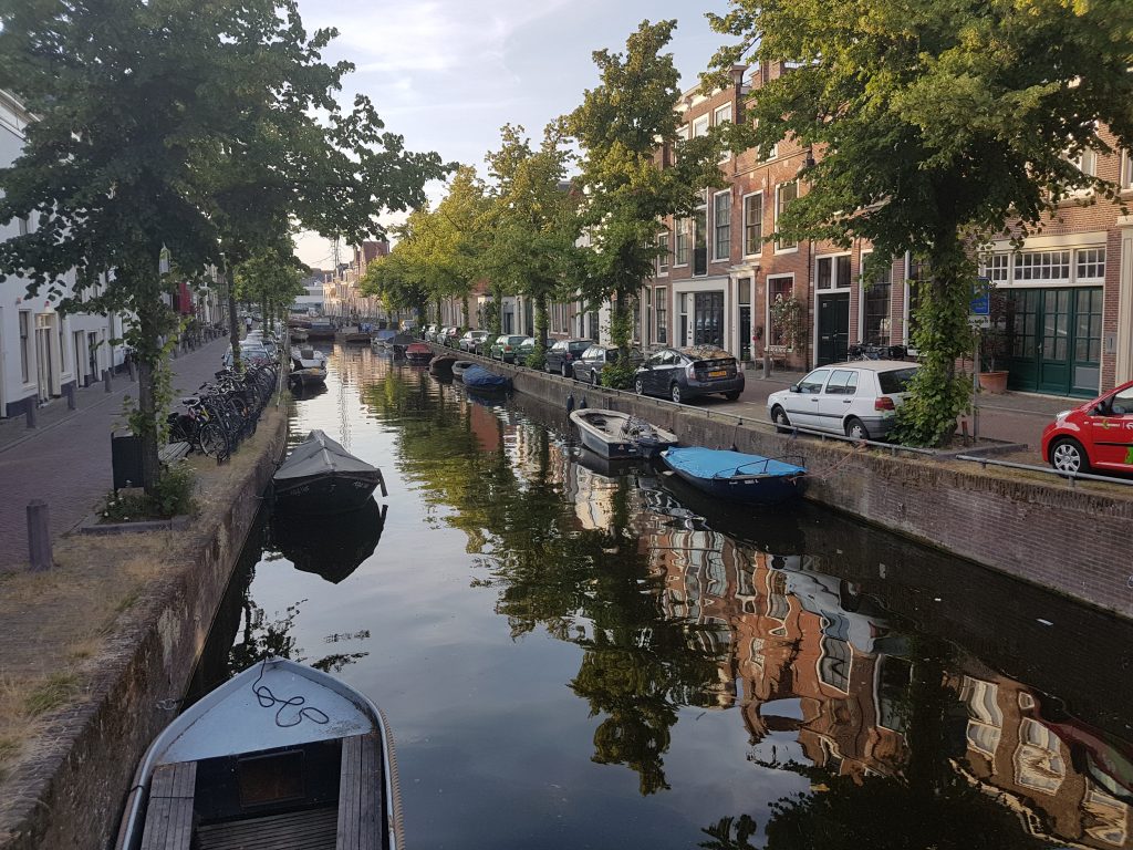 The peaceful canals of Haarlem