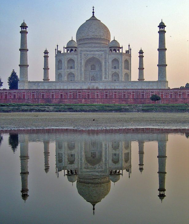 Taj Mahal sunset