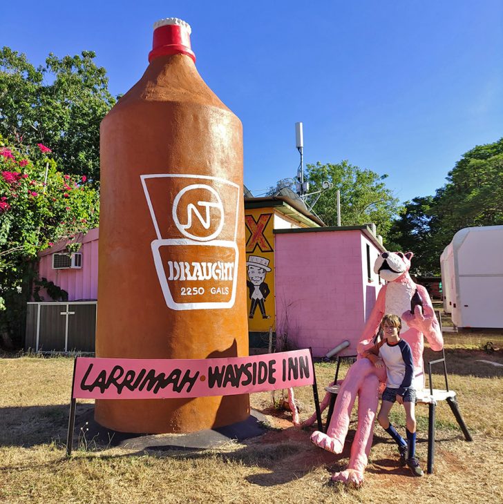 Big NT Draft Beer Bottle Larrimah