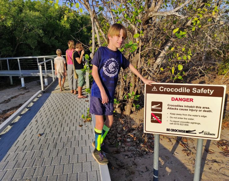 Crocodile Safety Sign