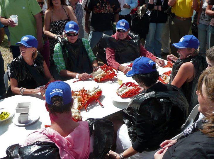 Lobster eating competition